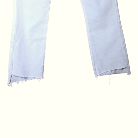 NWT MOTHER The Insider Crop Step Fray Jeans Size 29 - Picture 4 of 9